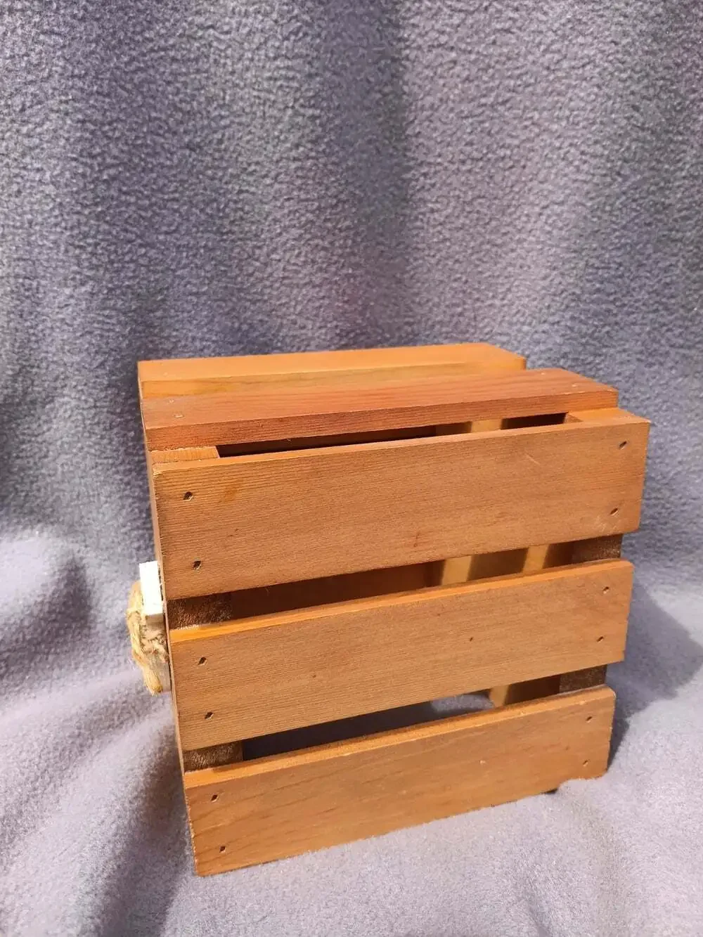 Vintage Goose Welcome Wood Box Tissue Box Holder Homemade Country Cottagecore